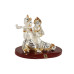 God Idol - Radha Krishna (Resin) | 24k Silver Plated