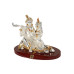 God Idol - Radha Krishna (Resin) | 24k Silver Plated