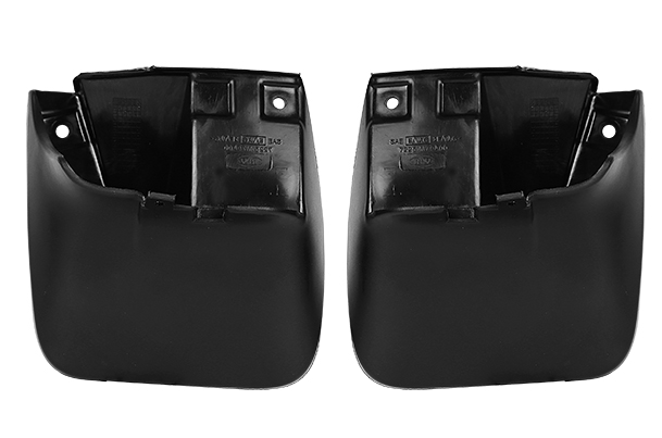 Mud Flap Set - Front & Rear (Black) | Eeco