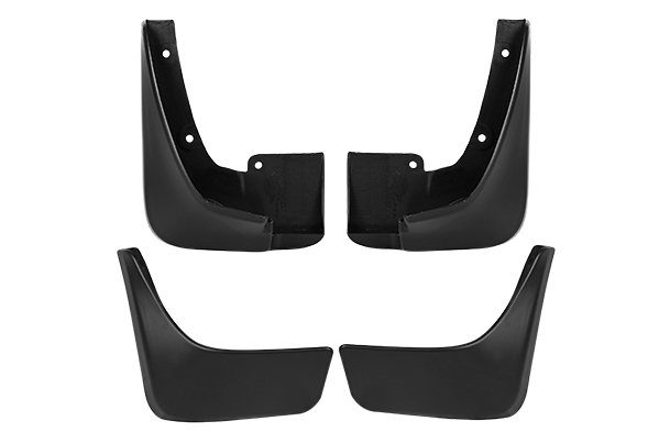 Mud Flap Set - Front & Rear (Black) | Old Wagon R