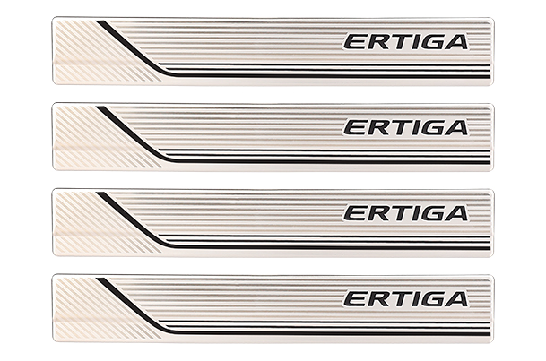 Illuminated door deals sill guard ertiga