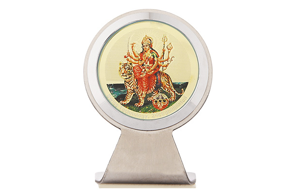 Dashboard Frame - Durga (Metallic) 24k Gold Plated