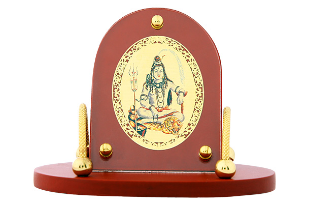 Dashboard Frame - Shiva (Royal Mdf) 24k Gold Plated