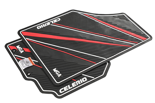 Designer Mat (Black And Red) | Celerio