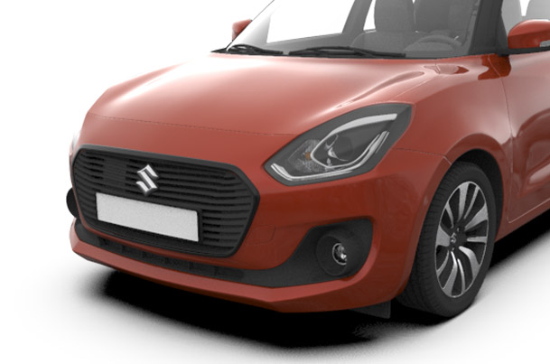 Front Grille Garnish (Black) | Swift