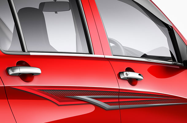 Door Handle Garnish (Chrome) - 1 Hole Key | Celerio