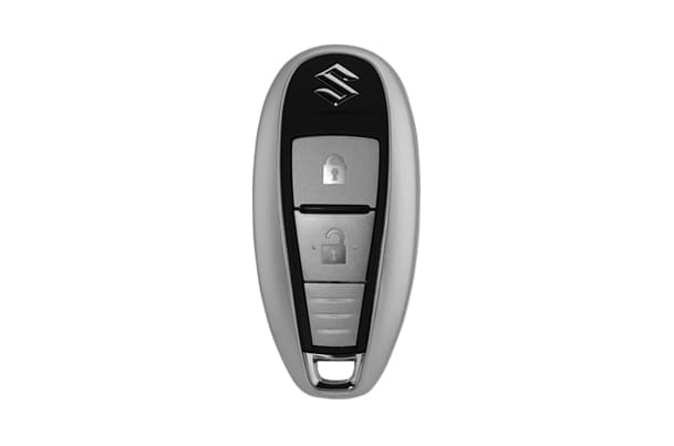 Key Cover - Oval Smart Key (Silver)